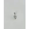 Kalp Detaylı Göbek Piercing - Pg0065