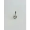 Kalp Detaylı Göbek Piercing - Pg0168