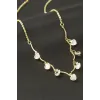 Kalp Kristal Taşlı Kolye
