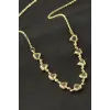 Kalp Kristal Taşlı Kolye