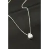 Kalp Taşlı Kolye