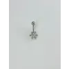 Kar Tanesi Detaylı Göbek Piercing - Pg0103