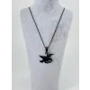 Kartal Figürü Çelik Erkek Kolye - Ekl0092