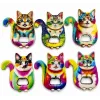 Kedi Tasarımı İstanbul Temalı Buzdolapı Süsü Magnet Alk5407