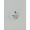 Kelebek Detaylı Göbek Piercing - Pg0055