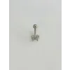 Kelebek Detaylı Göbek Piercing - Pg0129