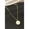 Kelebek Sedef Çelik Kolye