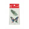 Kelebek Yaprak Tattoo Dövme Sticker
