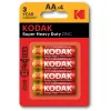 Kodak 4 Adet Çinko Karbon Blister Kalem Pil