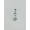 Kuğu Detaylı Göbek Piercing - Pg0100