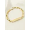 Künye Çelik Bileklik (İsim Yazılabilir) 4 cm
