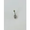 Kuru Kafa Detaylı Göbek Piercing - Pg0042