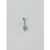 Kuru Kafa Detaylı Göbek Piercing - Pg0060