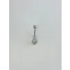 Kuru Kafa Detaylı Göbek Piercing - Pg0166