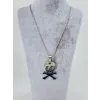 Kuru Kafa Figürü Çelik Erkek Kolye - Ekl0095