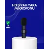 Lightning Girişli 2’li Kablosuz Yaka Mikrofonu Çift Kişilik Kayıt