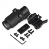 Magnifier 5x Yakınlaştırmalı Dürbün  22mm Ray Uyumlu, Katlanır Yaylı Ayaklı