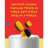 Matkap Ucu Temizlik Aparatı 3’lü Fırça Seti