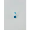 Mavi Taşlı Göbek Piercing - Pg0012