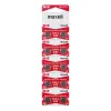 Maxell Lr44 Ag13 Sr44 A76 1.5v Alkalin Saat Pili 10 Adet