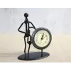 Metal Saatli Saksafon Çalan Müzisyen Alk4335