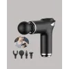 Mini Masaj Tabancası 4 Başlık 6 Hız Ayarlı