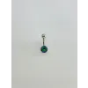 Mistik Topaz Taşlı Göbek Piercing - Pg0008