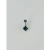 Mistik Topaz Taşlı Göbek Piercing - Pg0019