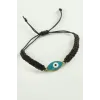 Nazar Oval Makrome İp Bileklik