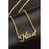 Nisa İsimli Kolye (Kişiye Özel)