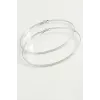 Noktalı Metal Halka Küpe 8-10 cm