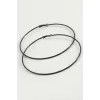 Noktalı Metal Halka Küpe 8-9-10 cm