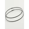 Noktalı Metal Halka Küpe 8-9-10 cm
