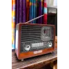 Nostaljik Radyo Usb,aux Ve Sd Kart Girişli Bluetooth Bağlantılı