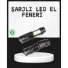 Odak Ayarlı 2000 Lümen Şarjlı Led El Feneri