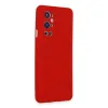 One Plus 9 Pro Kılıf Nano İçi Kadife Silikon - Kırmızı