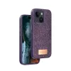 Onegif Apple İphone 15 Bright Simli Kapak - Derin Mor