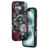 Onegif Apple İphone 16 Flower Series Magsafe Kapak - Siyah