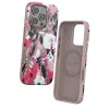 Onegif Apple İphone 16 Pro Flower Series Magsafe Kapak - Pembe