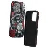 Onegif Apple İphone 16 Pro Max Flower Series Magsafe Kapak - Siyah