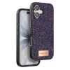 Onegif Apple İphone 17 Bright Simli Kapak - Derin Mor