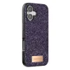 Onegif Apple İphone 17 Bright Simli Kapak - Derin Mor