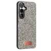 Onegif Samsung Galaxy S25 Bright Simli Kapak - Gümüş