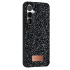 Onegif Samsung Galaxy S25 Bright Simli Kapak - Siyah