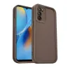 Oppo A16 Kılıf Viera Silikon - Kahverengi