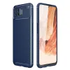 Oppo A73 Kılıf Auto Focus Karbon Kapak - Lacivert