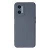 Oppo A96 Kılıf Nano İçi Kadife Silikon - Gri