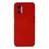 Oppo A96 Kılıf Nano İçi Kadife Silikon - Kırmızı