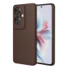 Oppo Reno 11f Kılıf First Silikon - Kahverengi