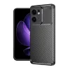 Oppo Reno 13f Kılıf Auto Focus Karbon Kapak - Siyah